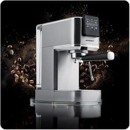 Espressomachine met portafilter 20 bar Berdsen BD-770 zilver — thumbnail 4