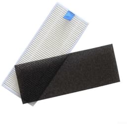 5 stuks Stofzuiger filter - Stofzuiger vervangingsset - HEPA-filtervervanging - Filter zijborstel vervanging - Vervangend filter - Geschikt voor Tefal Rowenta veegmachine X-plorerSerie 75 hoofdborstel filterdoek accessoire - Wit - 130 x 50 mm — thumbnail 3