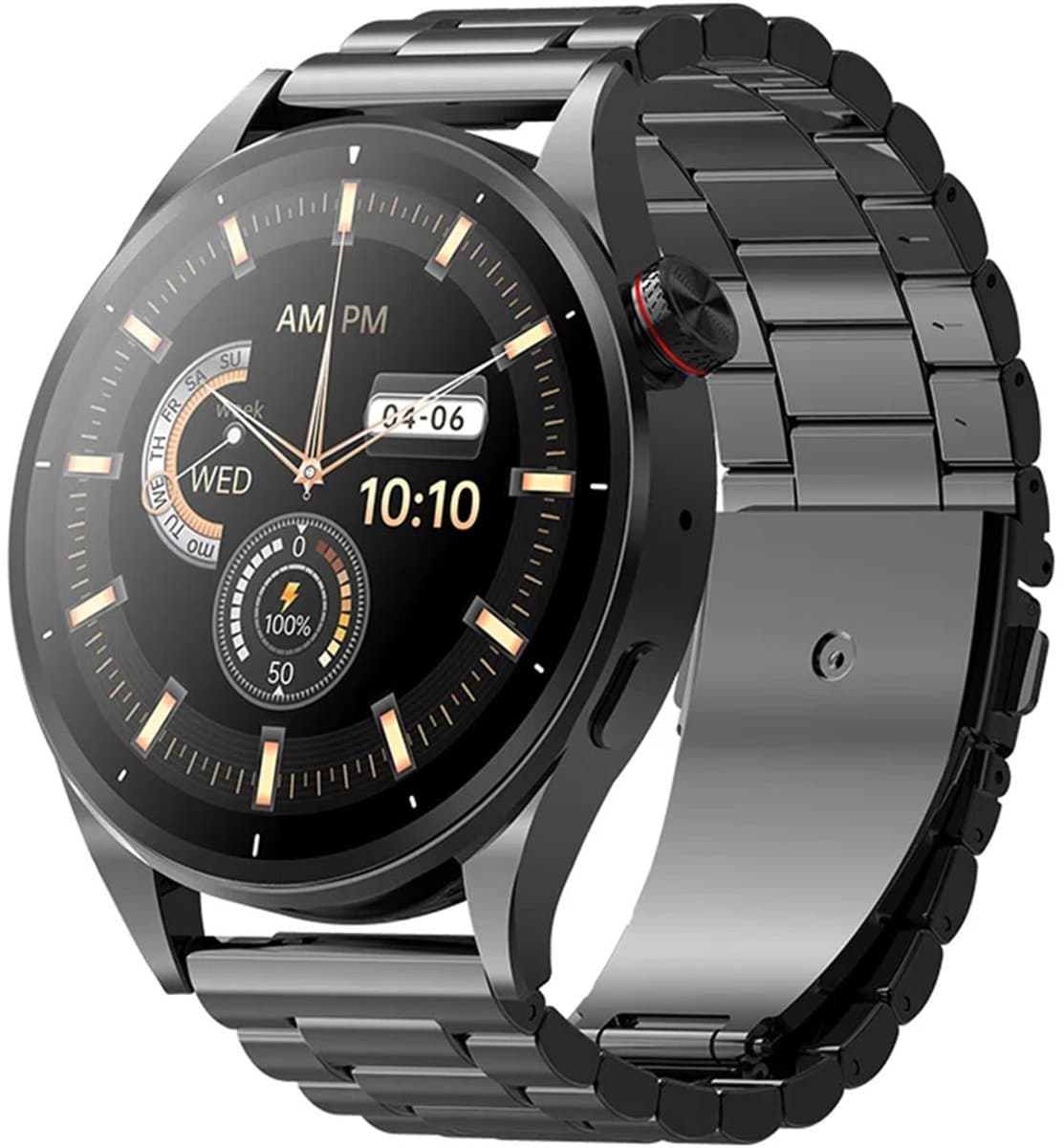 maxcom smartwatch FW66 iron R zwart — afbeelding 1