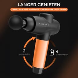 Maicura PRO SE - Massage Gun - Professioneel - Massage Apparaat - Massage Pistool - 10 massagekoppen — thumbnail 5