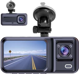Denver Dashcam - Dashcam voor Auto - Voor- en Cabin Camera - Full HD - 120° Groothoek - Loop Opname - G-Sensor - CCT2500 — thumbnail 1