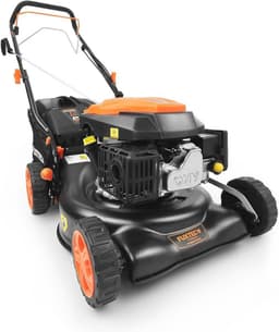 3in1 Benzine Grasmaaier 42 cm - 5-traps Hoogteverstelling - Achterwielaandrijving - 40L Grasopvangbak — thumbnail 3