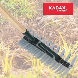Dubbelzijdige Vloerbeluchter voor Tuin - Hoogwaardig Staal, Handmatige Verticuteermachine 37 cm — thumbnail 2