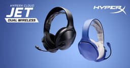 HYPERX Cloud Jet Dual Over-ear Draadloze gaming-headset Zwart — thumbnail 2