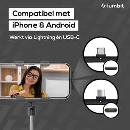 Lumbit® Pulse Go - Draadloze Microfoon - Lavalier Microfoon - Dasspeld Microfoon met Oplaadcase - Microphone - Podcast - USB-C/Lightning - 32kHz - 20M Bereik - Plug & play - 2 Stuks - Voor Apple & Android - Incl. Windkapjes — thumbnail 5
