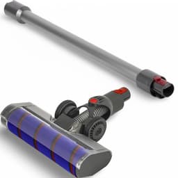 DEGG - Accessoires set - Geschikt voor Dyson - Turboborstel + Steel/Zuigbuis (zilver) - Passend op: V7, V8, V10, V11 en V15 - Premium Kwaliteit — thumbnail 1