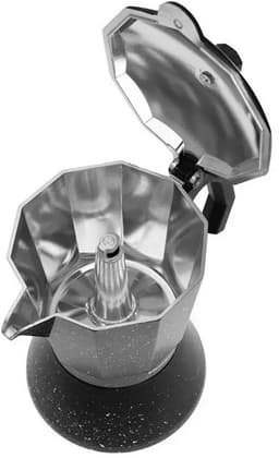 Klausberg Serie - Espresso Koffiemaker - 9 Kopjes - Aluminium - Voor Alle Kookplaten — thumbnail 4