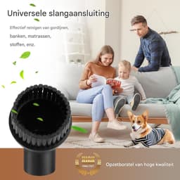 35mm stofborstel - Premium stofborstel - Stofzuigermondstuk meubelborstel - Universeel voor stofzuigers - 2 stuks — thumbnail 2