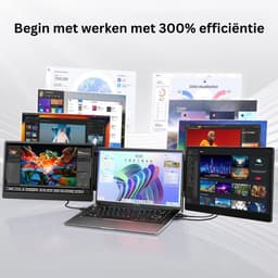Portable Monitor - Draagbare Scherm - Uitbreider - Full HD — thumbnail 4