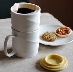 TOAST - WAVE / Coffee Mug Set warm grey — thumbnail 2
