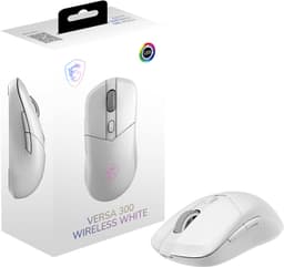 MSI VERSA 300 WIRELESS White - Gaming Muis - 2.4GHz / Bluetooth 5.3 / USB 2.0 - Tot 50 uur Batterijduur — thumbnail 5