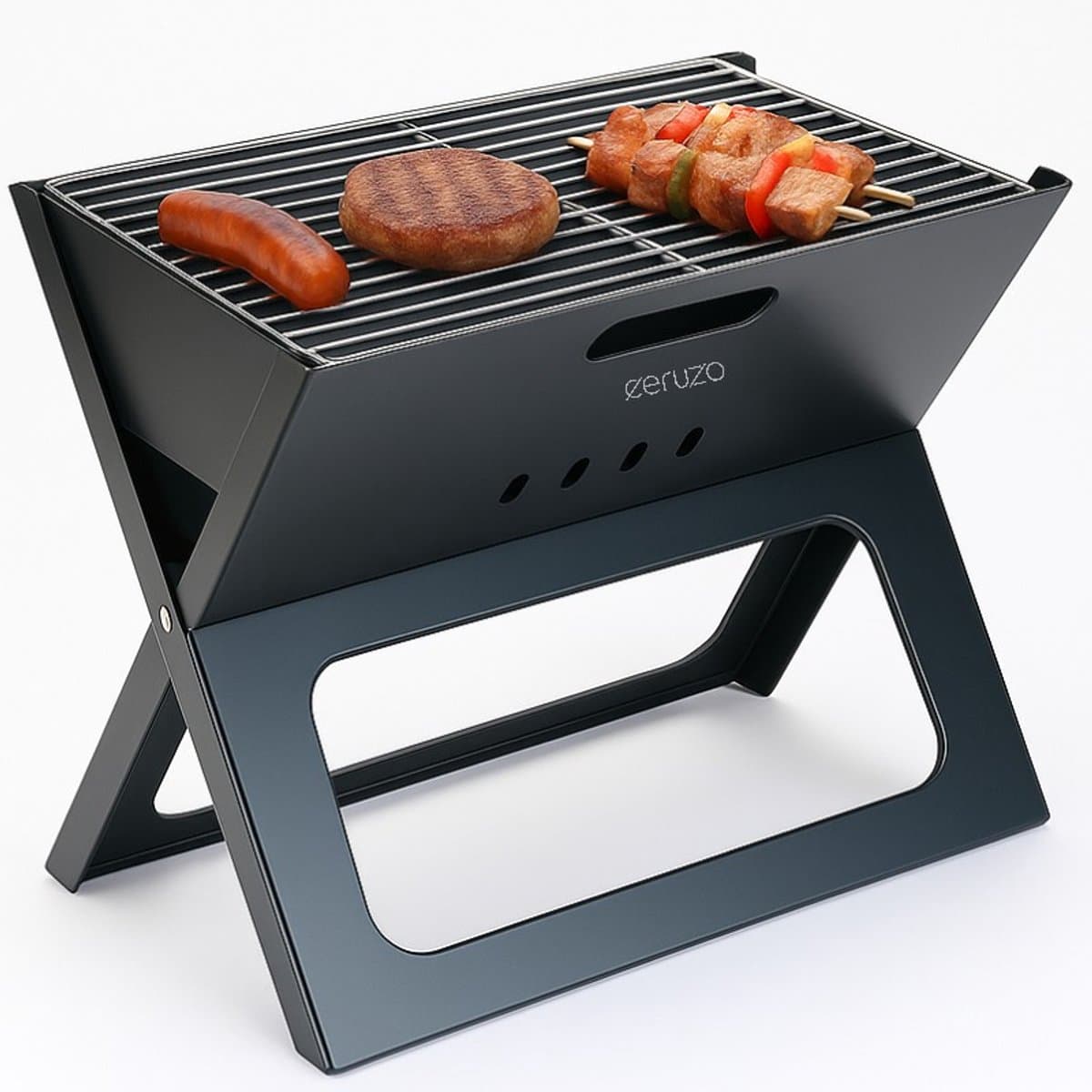 Ceruzo Opvouwbare Budget Barbecue - Draagbaar- Inklapbaar - Houtskool- Camping -Strand -Park — afbeelding 1