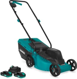 VONROC Accu Grasmaaier 20V – 32 cm maaibreedte - Borstelloze motor - Drie instelbare maai-hoogtes: 30/50/70 mm - Incl. 30L Opvangbak - Incl. 2x 2.0Ah Accu en snellader — thumbnail 1