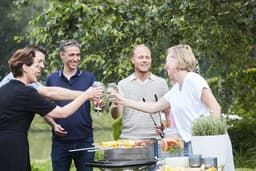 Barbecook Loewy 50 - Houtskool BBQ barbecue - Grilloppervlak 47.5cm - Incl. Windscherm, BBQ rooster en asopvangpot - RVS — thumbnail 4