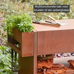 Barbecook Nestor Island - Cortenstaal - 190x55x100cm — thumbnail 4