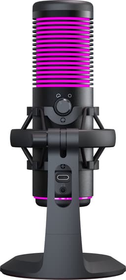 PREYON Osprey Scream - Gaming Microfoon - PC-Gaming Met Flexibele Arm - RBG - Gaming - Podcast - Streaming - Zwart — thumbnail 4