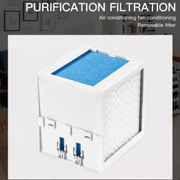 Emfyl Ultra Air Cooler Mini - 10 Uur lang koele lucht met 1 vol waterreservoir - LED moodlight met 7 kleuren - Portable aircooler - Ventilator - Hydro Cool technologie - Luchtkoeler — thumbnail 2