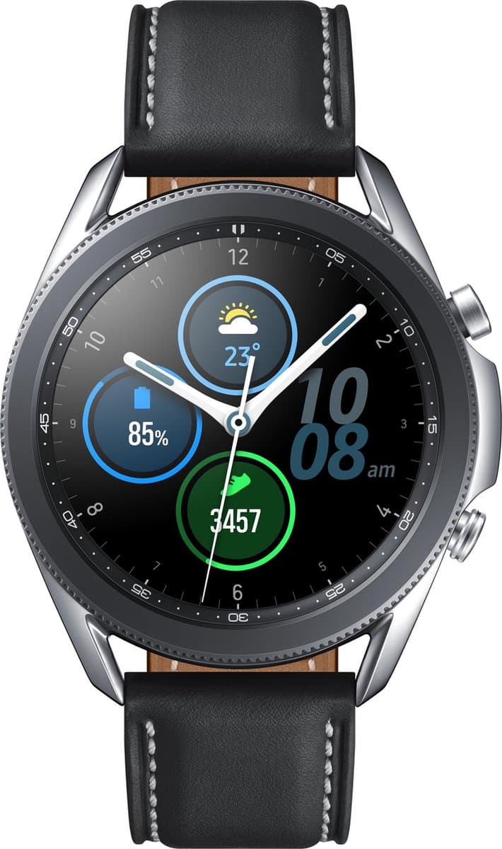 Samsung Galaxy Watch3 - Smartwatch - Stainless Steel - 41mm - Zilver — afbeelding 1