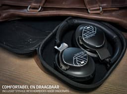 PowerLocus MoonFly Koptelefoon Over-Ear met Active Noise Cancelling, Draadloze Hoofdtelefoon, Voice Assistant Activation - Zwart/Grijs — thumbnail 4