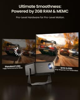 Beamer 1500 ANSI Lumen - Full HD 1920 x 1080 Resolutie - LED - Voor Thuisbioscoop En Gaming — thumbnail 4