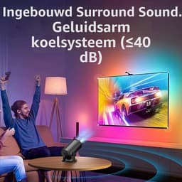 Draagbare Projector met Bluetooth en WiFi, 1080P Full HD-filmprojector Compatibel met TV Stick Smartphone-laptop, voor Binnen en Buiten — thumbnail 5