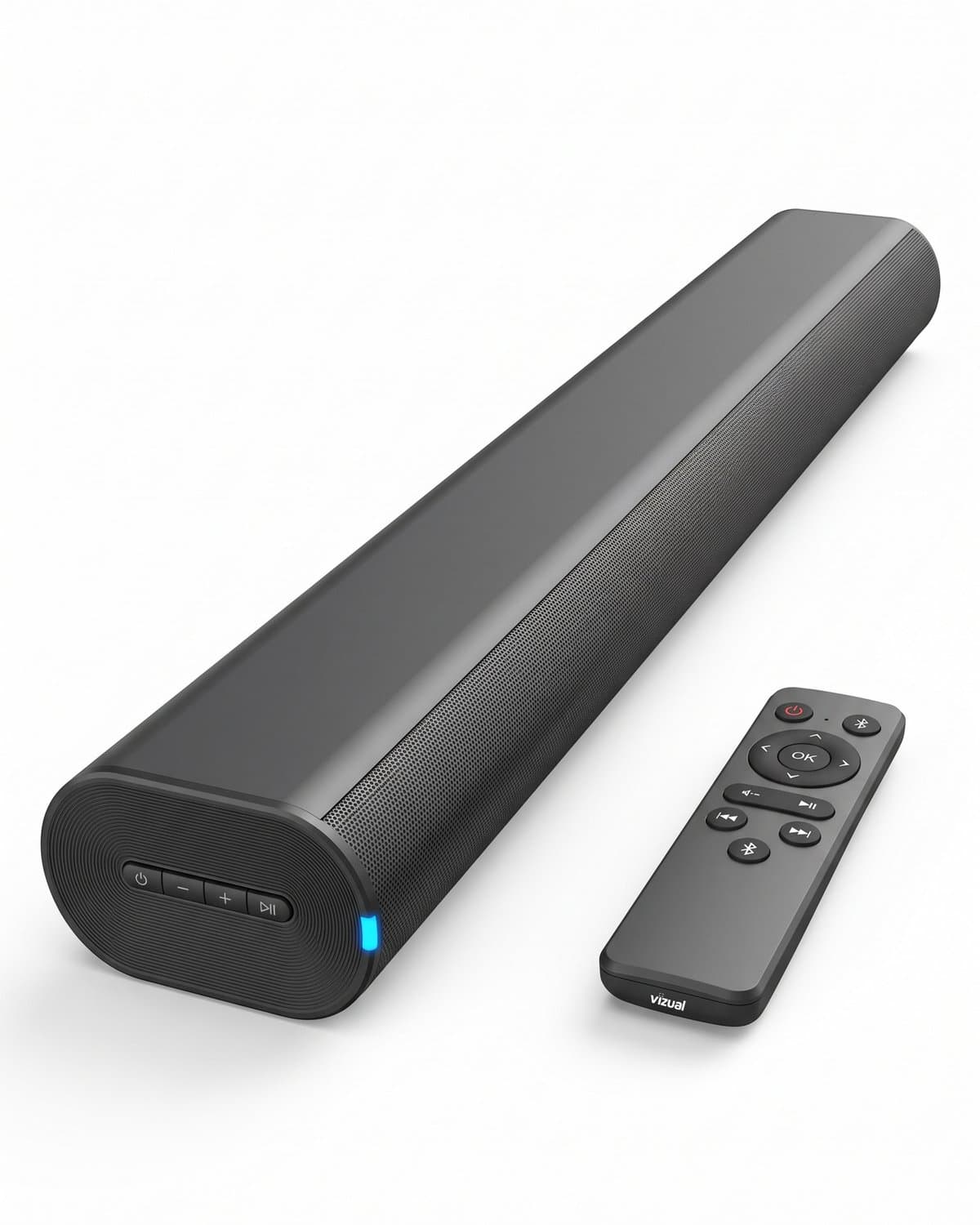 Vizual Soundbar – Soundbars voor TV – TV Speakers – Sound Bar – Soundbar met Bluetooth 5.3 – AUX – Compact 56 cm – Zwart — afbeelding 1