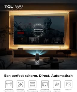 Slimme 4K Mini Beamer met Google TV en Dolby Audio — thumbnail 4
