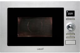 Inbouwmagnetron - Keukenapparaat - Maaltijden bereiden - 8 automatische menu’s - 25 liter inhoud - RVS zwart — thumbnail 1