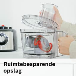 Bosch MCM3531M MultiTalent 3 - Keukenmachine - 800W - Foodprocessor - Veiligheidsdeksel - Zwart/RVS — thumbnail 4