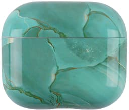 Telestore - hoesje geschikt voor AirPods 5 en AirPods 4 hard case cover - marmer patroon groen - TPU hoesje Beschermhoes - AirPods 5 en 4 Cover - AirPods 5 / 4 hoesje - Geschikt voor Apple AirPods 5 en AirPods 4 — thumbnail 1