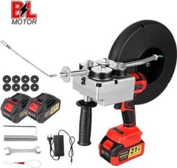 Draadsnijmachine Automatische Elektrische Draadtrekker - 40 Meter Kabel - Oplaadbaar Li-Ion - ABS Kunststof Behuizing - Voor Bouw En Installatie — thumbnail 1