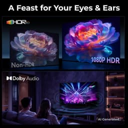 Smart TV 40 inch – Full HD 1080p – HDR10 & Dolby Audio – WiFi & Bluetooth – 60 Hz LED TV — thumbnail 5
