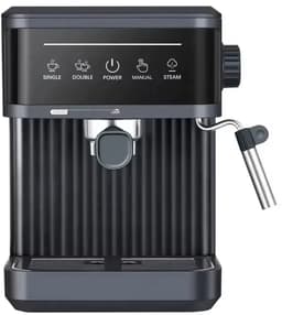 Homezo espressomachine - Koffiemachine met melkopschuimer - 20 bar Pompdruk - Kopjeswarmer - 10/12 koppen - waterreservoir 1,8 l — thumbnail 1
