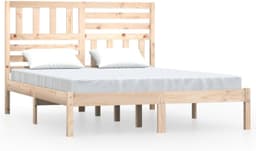Bedframe familiebed palletbed massief houten bed grenen 120x190 cm 4FT Small Double — thumbnail 5