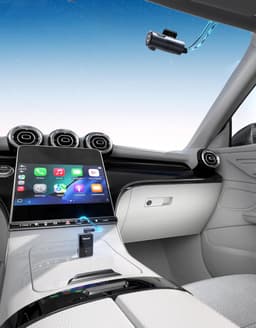 Ottocast OttoSafe Cam | 2-in-1 Draadloze CarPlay Adapter + 2K Dashcam | WiFi 5, Bluetooth 5.4 | Live View op Autoscherm — thumbnail 3