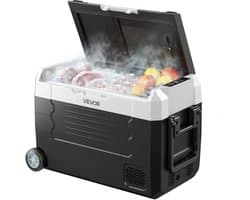 Marqs koelkast - Koelkasten - Vriescombinatie - koelvriescombinatie - Tafelmodel - 45 Liter - 2 Zones - 69x39x51 cm - Appbediening