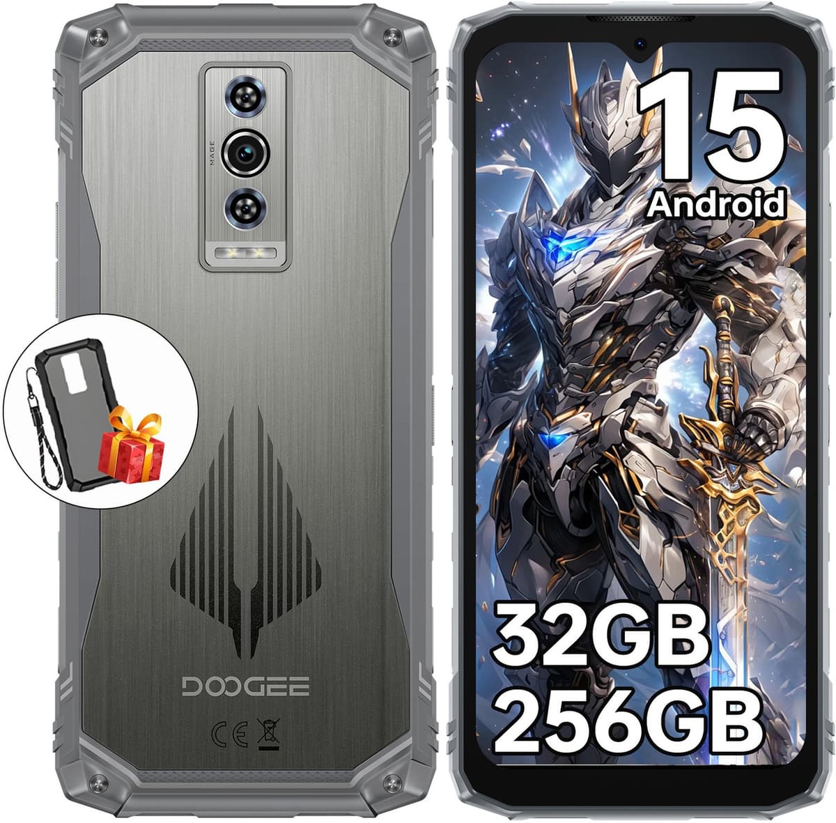 DOOGEE Blade10 Pro Energy Outdoor Smartphone-32GB RAM+256GB ROM-6,56 inch 90Hz HD+ scherm-6150mAh accu-Android 15-IP68/IP69K-NFC — afbeelding 1