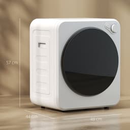 MODFU - Mini Wasdroger - 4 Kg - 5 Programma's - Luchtafvoerdroger - Wit — thumbnail 5