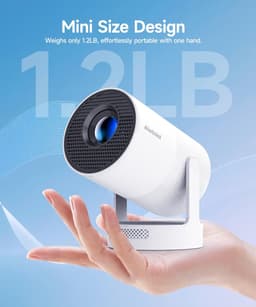 Mini Beamer Draagbaar - 1280 x 720 Resolutie - 260 ANSI Lumen Helderheid - LED Technologie - Wi-Fi Verbinding - Voor Thuisbioscoop — thumbnail 5