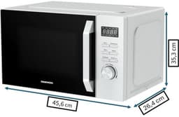 Magnetron - Oven - Snel verwarmen - 8 automatische programma's - 20 liter - Zilver — thumbnail 3