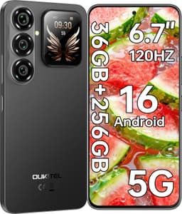 OUKITEL P2 PLUS 5G Smartphone 36GB RAM-256GB ROM-6.7 inch 120HZ FHD+-50MP Camera-Android16 — thumbnail 1