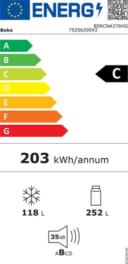 Beko B5RCNA376HG - Koelen — thumbnail 2