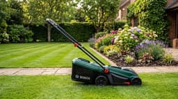Accu Grasmaaier 18V - 32 cm Maaibreedte - Borstelloze Motor - Inclusief Mulchplug & 35L Grasopvangbak - Excl. Accu - Laura Homestore — thumbnail 4