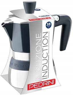 Pedrini MyMoka induction Moka pot Bruin, Roestvrijstaal — thumbnail 5