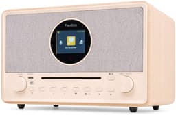 DAB Radio met CD Speler en Bluetooth - Audizio Lucca - FM en Internetradio - AUX en USB Stick Ingang - Wekker — thumbnail 5