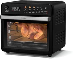 Heteluchtfriteuse - Olievrije Frituurpan - Gezond Koken - 19 Programma's - 34 Liter - Zwart — thumbnail 1