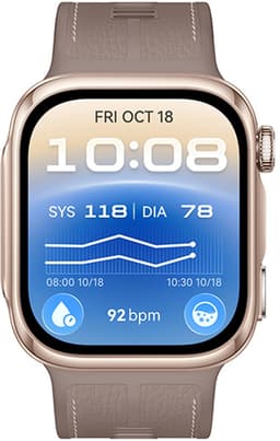 Huawei Watch D3 - Smartwatch - Smartwatch met gecertificeerde bloeddrukmeter | ECG | Compatibel met iOS en Android -Zand — thumbnail 1