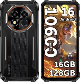 OUKITEL G6 Outdoor Smartphone 16GB RAM-128GB ROM-10600mAh batterij-6.52 inch HD-Android16-4G — thumbnail 1