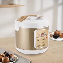 Veya Zwarte knoflookfermentatievat - Yoghurtmachine - Yoghurt maker - Knoflook fermenteren - 6 Liter - Energiezuinig - 90 W — thumbnail 2