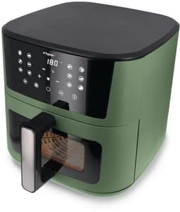 Heteluchtfriteuse 10 Liter - 2200 W Vermogen - Saliegroen - Aluminium Kunststof - Voor Friet Groenten Vlees Vis - Airfryer — thumbnail 5